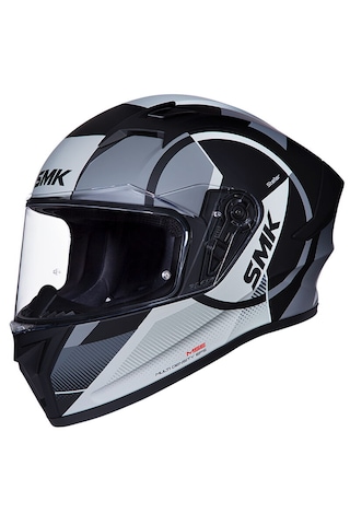 Smk Stellar Faro Kapalı Kask Gri - Siyah