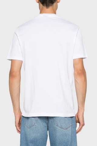 Paul & Shark Erkek T Shirt 24411064 010 Beyaz Beyaz