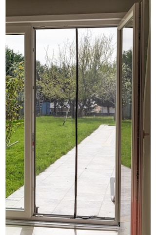 Mıknatıslı Kapı Sinekliği 90x210 Cm Raptiyeli Siyah Tül 90 X 210 Mıknatıslı Tül