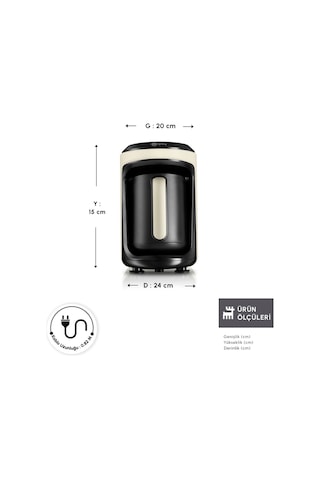 Karaca Hatır Hüp 2 İn 1 Türk Kahve Makinesi