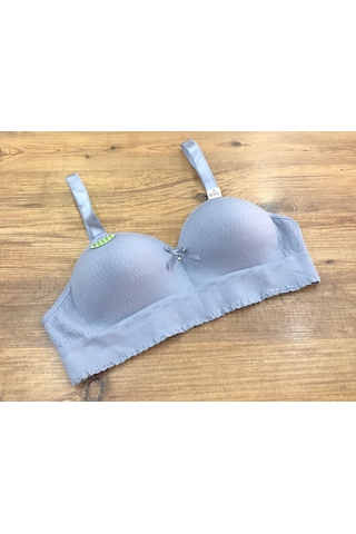 Best Bra Umt Kadın Telsiz İçi Boş C Cup Rahat Sütyen Gri