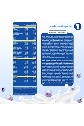 Bebehum 1 No Bebek Sütü 0-6 Ay 800 Gr X 4 Adet