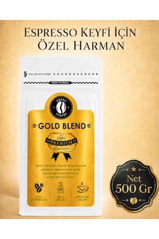 Espresso Gold Blend Premium Öğütülmüş Kahve 500 Gr