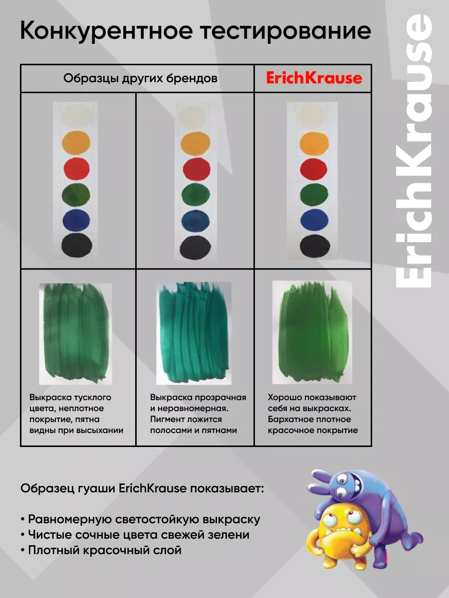 Erichkrause Jolly Friends 6 Renk 20 Ml Guaj Boya 188682149 Kırmızı