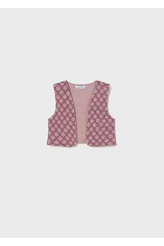 Mayoral Pembe Kız Bebek 3 Parça Yelekli Takım 2593 Pembe