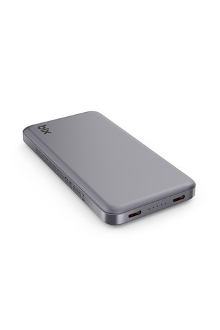 Bix Pb113 10000mah Pd 20w Çift Usb-c Portlu Powerbank Koyu Gri