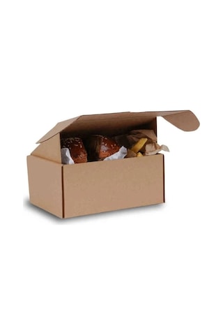 Hamburger Menü Kutusu 18,4x13x8 Cm- 100 Adet