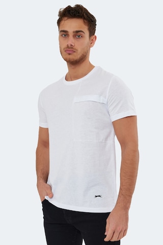 Slazenger Kaurı In Erkek Beyaz Tişört Beyaz