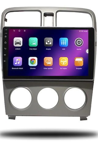 Caros Subaru İmpreza 2002-2007 Uyumlu Android Multimedya 4gb Ram 32gb Hafıza 9"