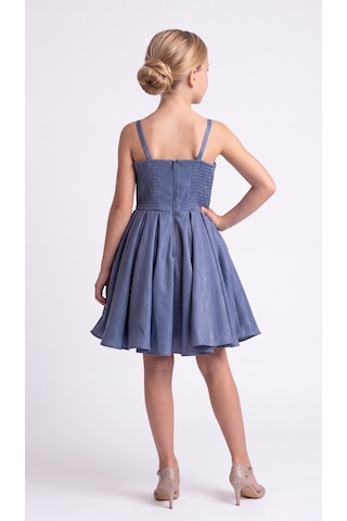 Mnk Baby & Kids Kız Çocuk Meis Kristal Abiye Elbise M00860 İndigo