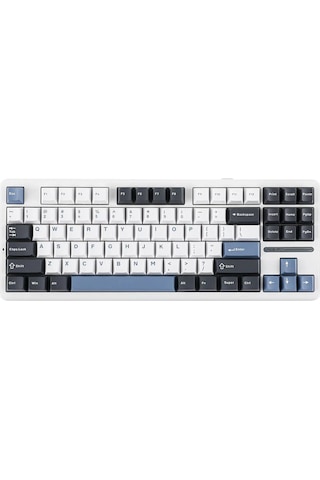 Aula F87 Mekanik Rgb Tkl Gray Switch Kablosuz Makrolu Hot Swap Klavye