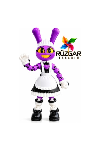 Digital Circus Hizmetçi Jax Karakteri Eklemleri Hareketli Oyuncak Figür Maid Jax Digital Circus Hizmetçi Jax Karakteri Eklemleri Hareketli Oyuncak Figür Maid Jax