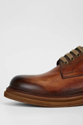 Exton Erkek Hakiki Deri Taba Casual Ayakkabı 994 9253 Erk Ayk K23/24 Lıght Brown Kahverengi