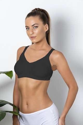 Toparlayıcı Minimizer Sütyen Siyah Mgp11990 Siyah