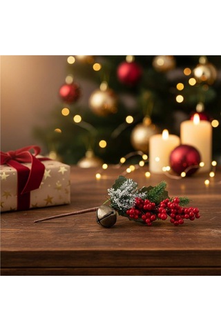 Yılbaşı Ağaç Süsleri Koleksiyonu-çanlı Kokina Süsü