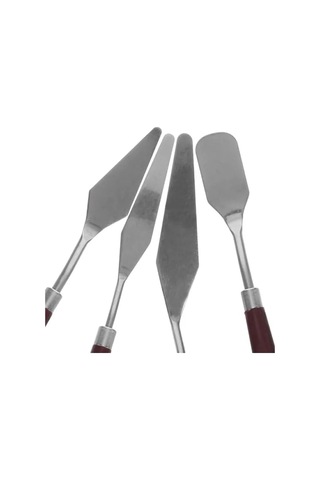 12'li Fırça Seti Ve 5'li Metal Spatula Seti