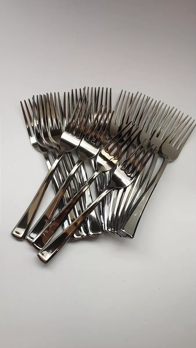 Klık-pıknık Plastik Çatal 19 Cm Metalik Shıne New 18 Adet. 234588563 Diğer