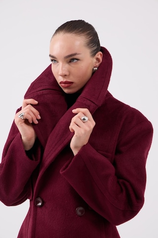 Holly Lolly Belden Oturmalı Kaşe Desiree Kaban Bordo