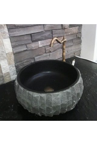 Bazalt Dışı Patlatma Teker Lavabo