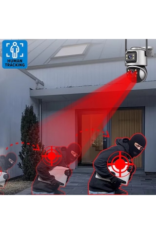 Icsee Viva223 6mp Dual Lens 360 Görüş Hareketli Akıllı Kamera