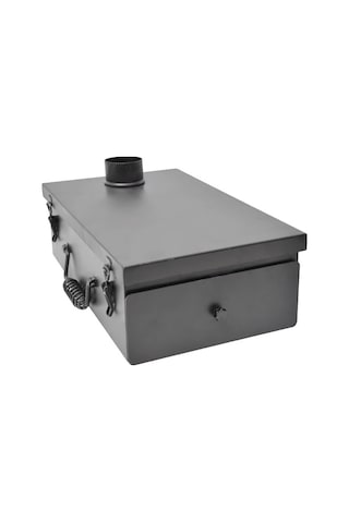 Nurgaz Katlanır Çadır Kamp Sobası NG C066 Siyah