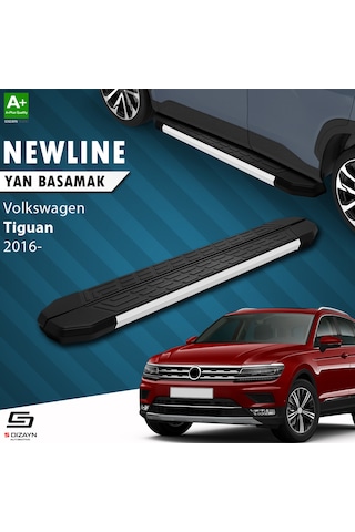 S-dizayn Vw Tiguan 2 Newline Aluminyum Yan Basamak 179 Cm 2016 Üz