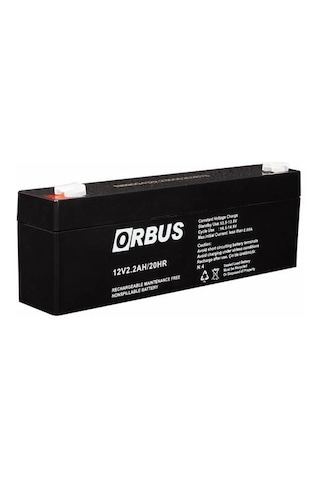 Orbus 12v 2.2ah Kuru Tip Akü - Bakımsız Akü
