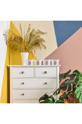 Bi Boya Geometrik Duvar Boyama Seti 6 - 1 L