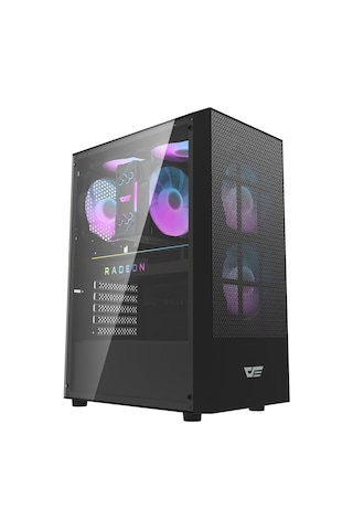 Aıgo Darkflash A290 Usb3.0 3 12cm Fan Temperlı Cam Sıyah Atx Oyuncu Kasası