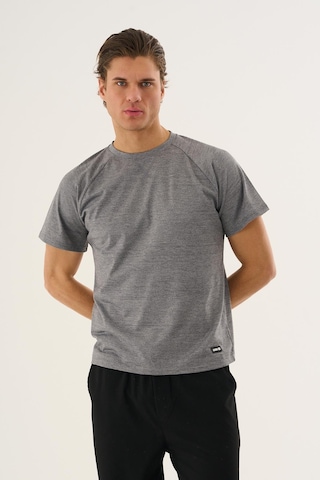 Alexandergardı Reglan Kol Bisiklet Yaka T-shirt Antrasit