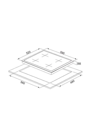 Silverline CS5349W01 Ankastre Ocak Beyaz
