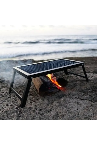 Ateş Üstü Katlanabilir Izgara Mangal Büyük Boy Çok Renkli