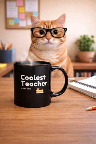 Cool Teacher Kupa Bardak Siyah