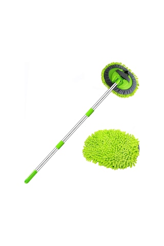 Jouis Araba Yıkama Fırçası El Mop Temizleme Aleti Uzun Saplı Yıkama Detaylandırma Kiti Arabalar Kamyon, Suv, Rv, Römork, Mikrofiber Sünger Silgi Boyaya Zarar Vermez Çiziksiz Sku: Smgstk1788f2da3f