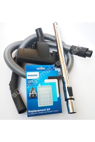 Philips Uyumlu Fc 8478 Powerpro Compact Hortum Başlık Boru Hepa Filtre