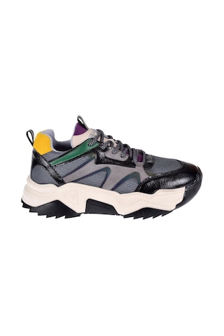 Pullman Kadın Spor Ayakkabı Sneaker Sms-65142 Siyah Mor-siyah Mor Siyah - Mor