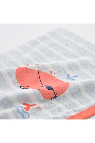 Bibaby Pirate Finny Bebek Battaniyesi 85X90 Cm 64622 Mavi