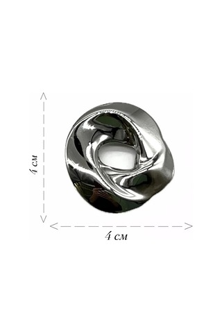 Best Price 34 Ceket İçin Orijinal Yuvarlak Broş 309444928 Gri