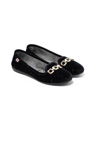 Babet Kadın If5391 Berevere Baılarına Vulc. Copete Tercıopelo H048 Negro Siyah