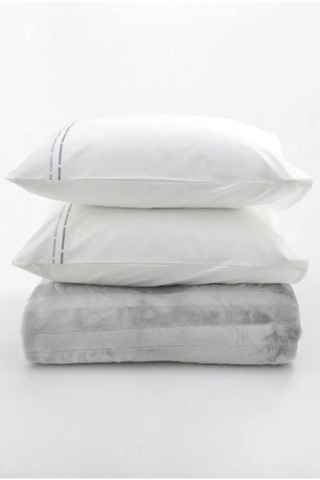 Agossa 6 Parça Battaniye Seti Gri Gri