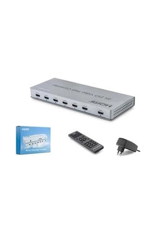 Hadron Hdx1435 Hdmı Video Wall Controller Kumandalı 4k 6 Ekran Gri Kdo
