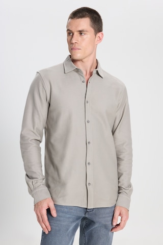 Wrangler Regular Fit Normal Kesim Pamuk Taş Rengi Gömlek W242585013 Taş