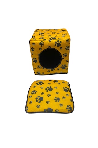 Potipet Kedi Evi Kedi Yatağı Kedi Koltuğu Kedi Minderi Şiltesi