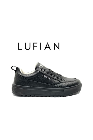 Lufian 112230228 Phılıp Sneaker Erkek Deri Ayakkabı Siyah