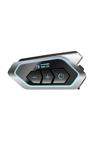 Motosiklet İntercom 5x Cihaz Eşleşmeli Tüm Kasklara Uygun Rgb Işıklı 5.3 Bluetooth