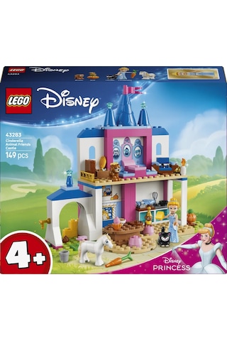 LEGO® ǀ Disney Princess Sindirella Hayvan Dostları Şatosu 43283 – 4+ Yaş için Yaratıcı Oyuncak Yapım Seti (149 Parça)
