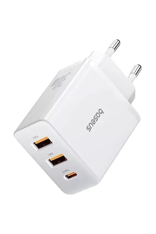 Baseus Cube CC-XFK30UE-U 2U+C 30 W Hızlı Şarj Cihazı Beyaz