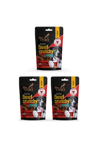 Dog Beef Crunchy 3x80gr. Biftekli, Köpek Ödül Maması