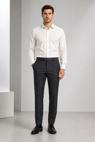 Bihan Store Erkek Düz Kesim Zeta Gabardin Kumaş Slim Fit Pantolon 2026-antrasit