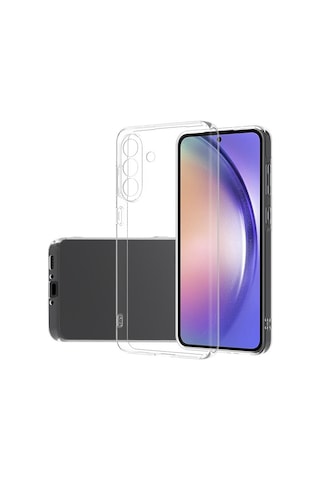 Galaxy Uyumlu A36 Kılıf Hptk Süper Silikon Kapak - Şeffaf Şeffaf